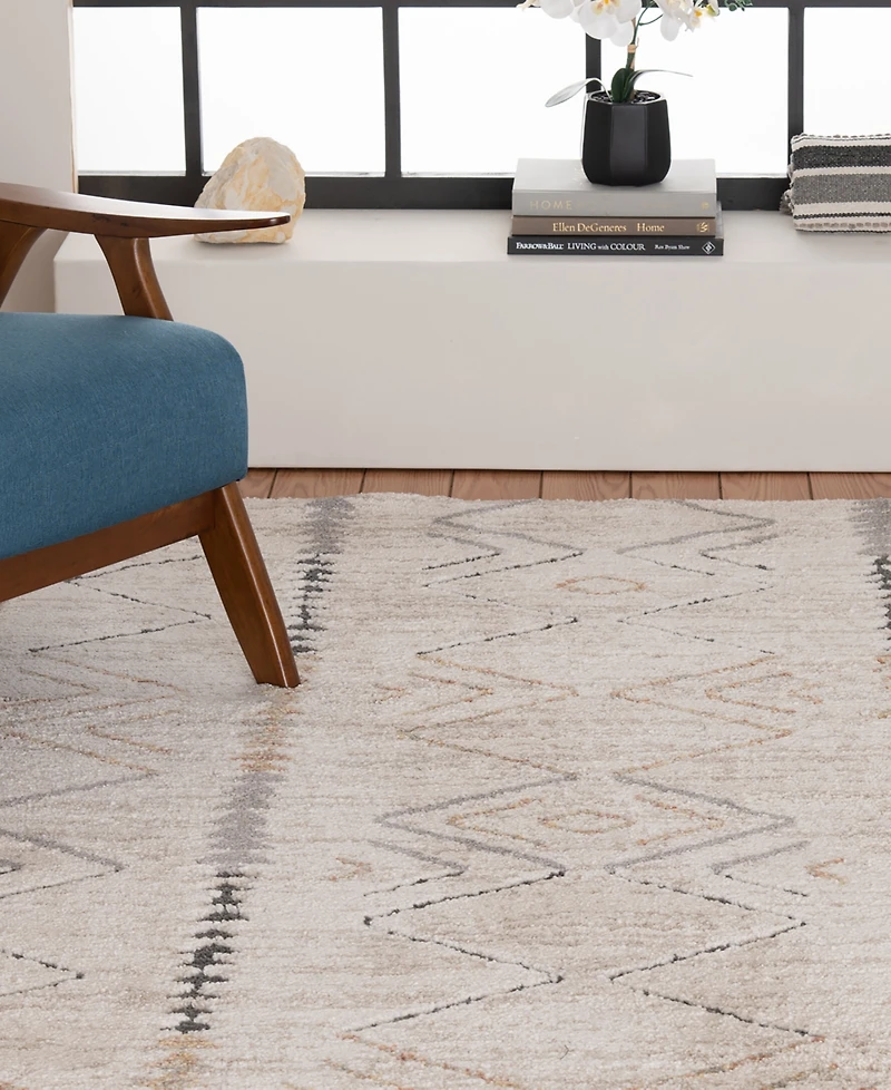 Mink Home Leisure Rune 5'3" x 7'7" Area Rug