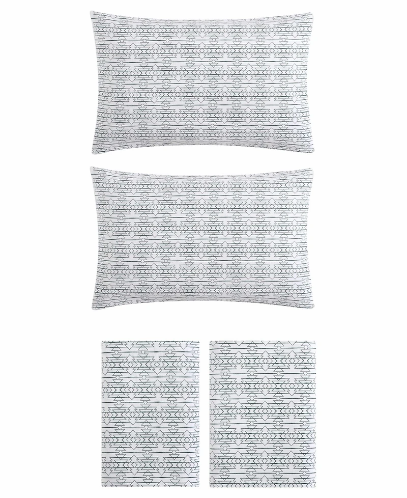 Closeout! Eddie Bauer Printed Cotton Flannel -Pc. Sheet Set