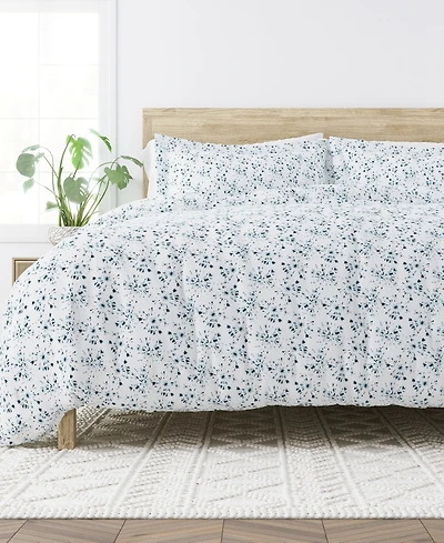 Kaycie Gray Star 3-Pc. Duvet Cover Set, Full/Queen