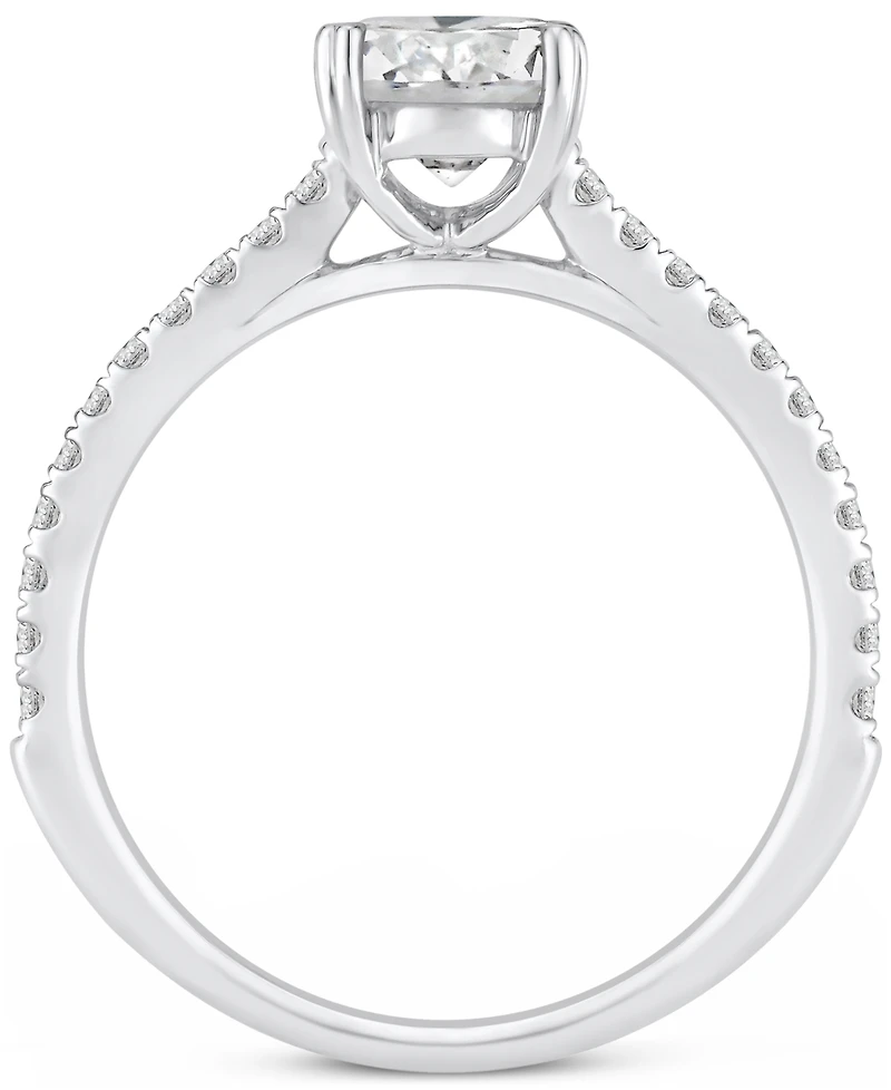 Gia Certified Diamond Engagement Ring (1-1/4 ct. t.w.) in 14k White Gold
