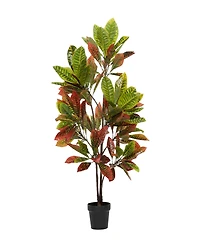 Traditional Croton Artificial Plant, 50"
