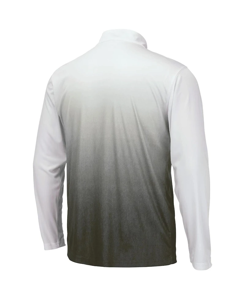 Men's Colosseum Gray Oregon State Beavers Magic Team Logo Quarter-Zip Jacket