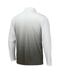 Men's Colosseum Gray Oregon State Beavers Magic Team Logo Quarter-Zip Jacket