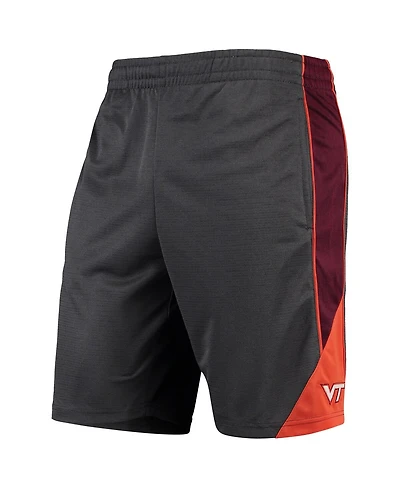 Men's Colosseum Charcoal Virginia Tech Hokies Turnover Team Shorts