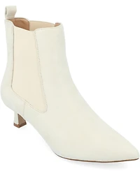 Journee Collection Women's Tenlee Pointed Toe Kitten Heel Dress Booties