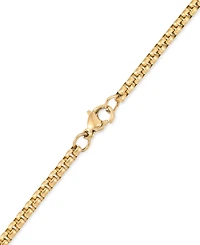 Legacy for Men by Simone I. Smith Crystal Angel Disc 24" Pendant Necklace in Gold-Tone Ion-Plated Stainless Steel