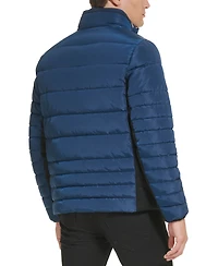 Kenneth Cole Men's Mixed Quilted Puffer Jacket