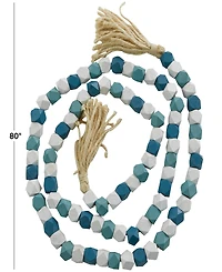 Rosemary Lane Handmade Beaded Geometric Garland with Tassel