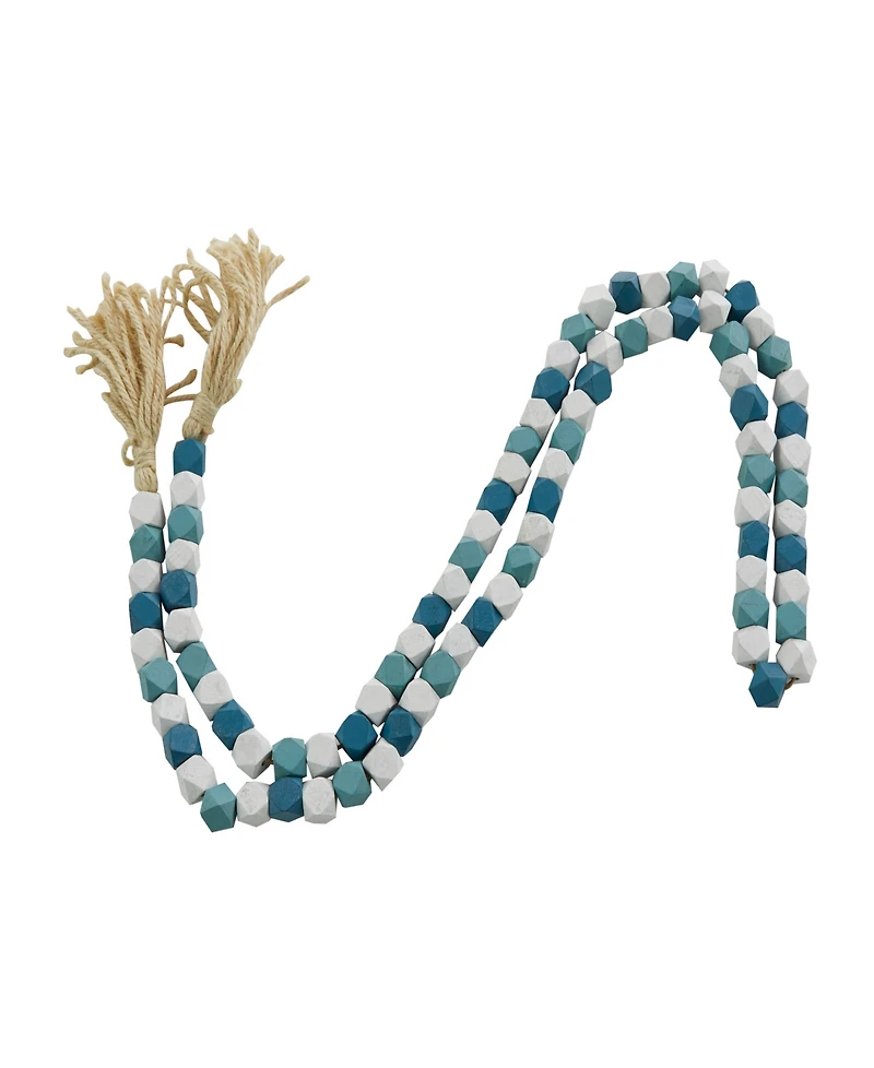 Rosemary Lane Handmade Beaded Geometric Garland with Tassel