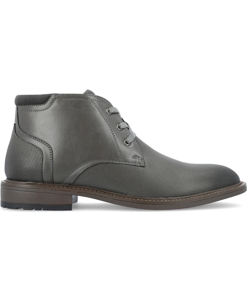 Vance Co. Men's Vaughn Tru Comfort Foam Lace-Up Round Toe Chukka Boot