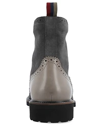 Thomas & Vine Men's Welch Tru Comfort Foam Wingtip Ankle Boots