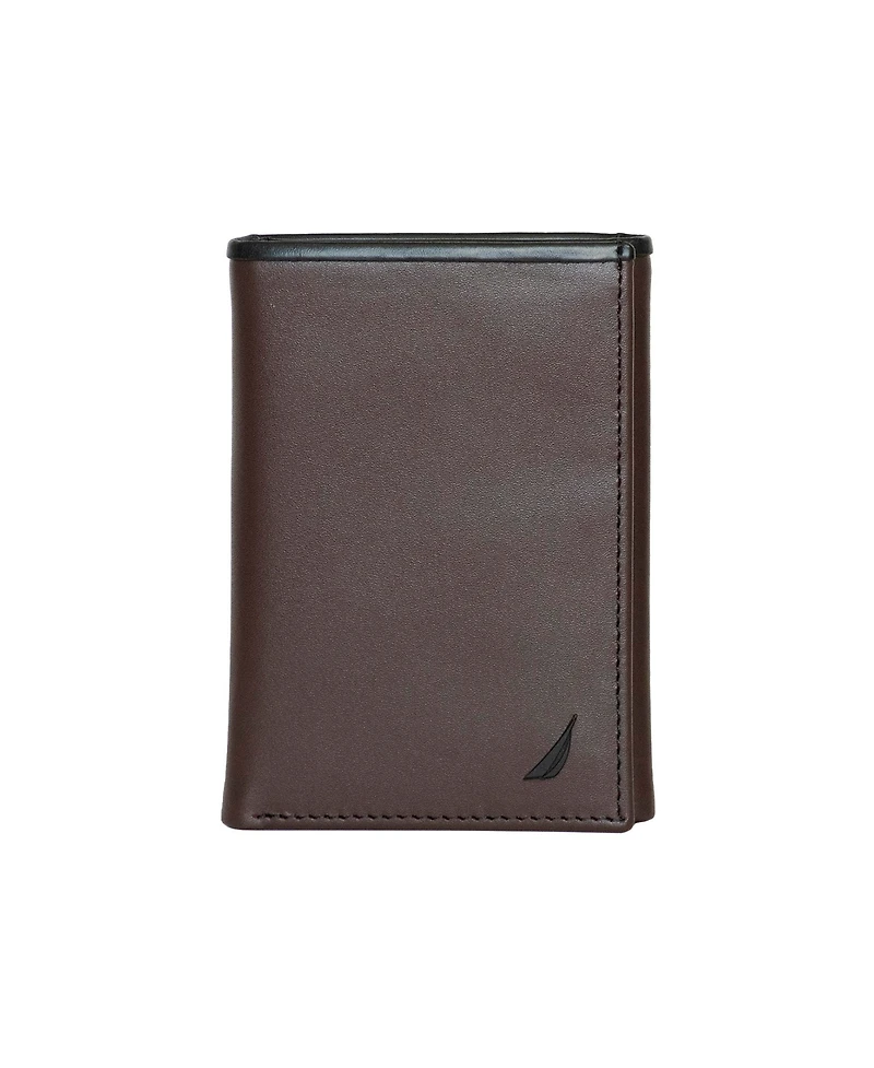 Nautica Men's Pop J Class Trifold Wallet