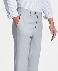 Bar Iii Men's Slim-Fit Wool Sharkskin Suit Pants, Created for Macy's