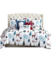 Southshore Fine Linens Winter Wonderland Reversible 6-Pc. Comforter Set