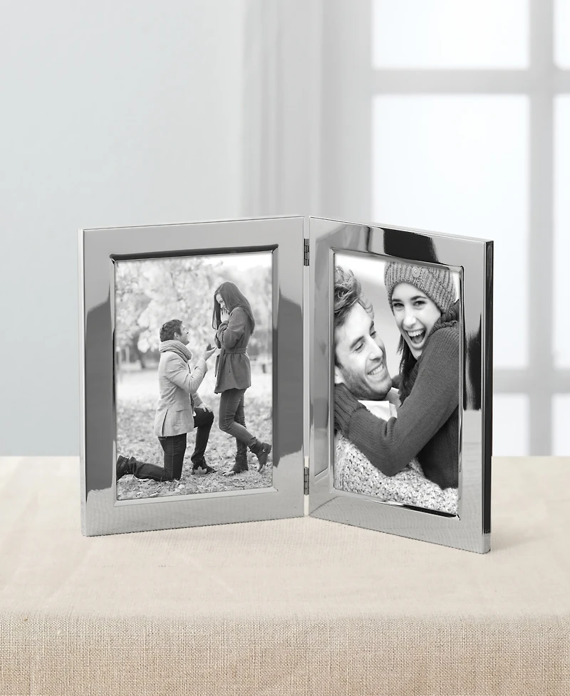 Reed & Barton Classic Double Photo Frame, 5" x 7"