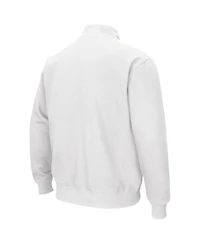 Men's Colosseum White Ole Miss Rebels Tortugas Team Logo Quarter-Zip Jacket