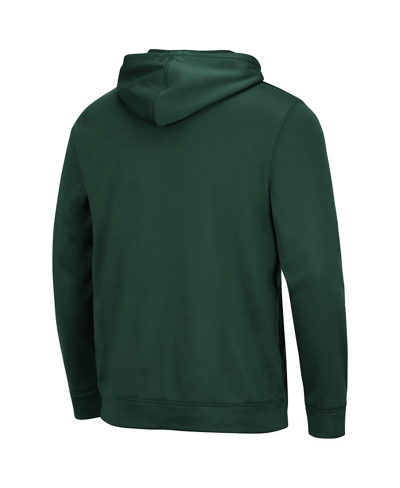 Men's Colosseum Green South Florida Bulls Lantern Pullover Hoodie
