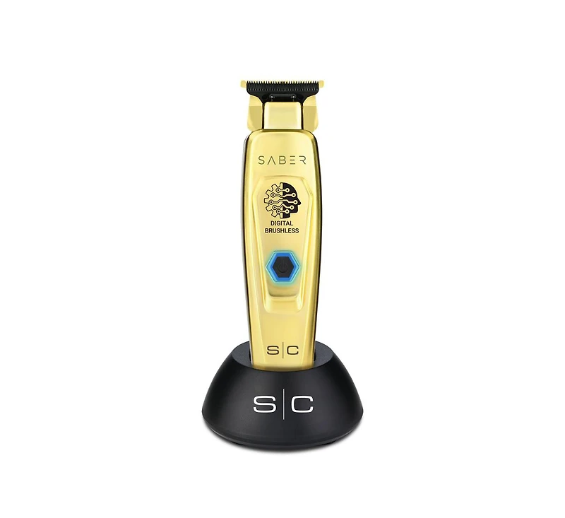 StyleCraft Professional Saber Professional Full Metal Body Digital Brushless Motor Cordless Hair Trimmer