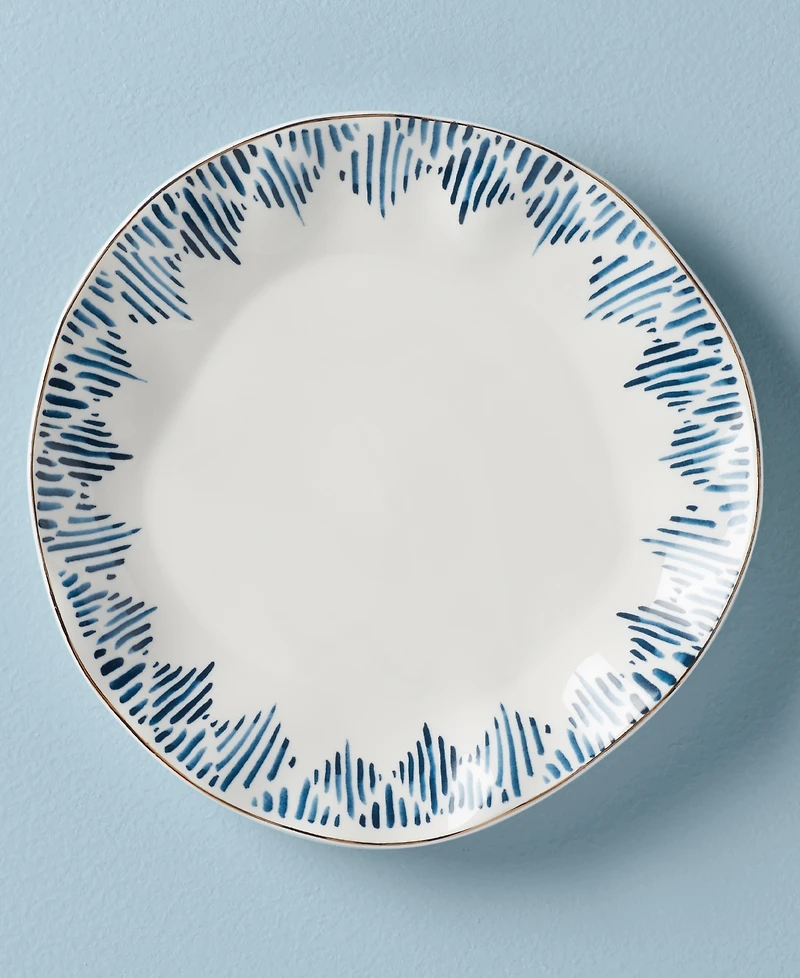 Lenox Blue Bay Dinner Plate Set/4 Ikat