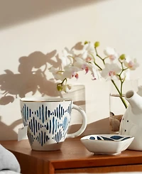 Lenox Blue Bay Set/4 Assorted Dessert Mugs