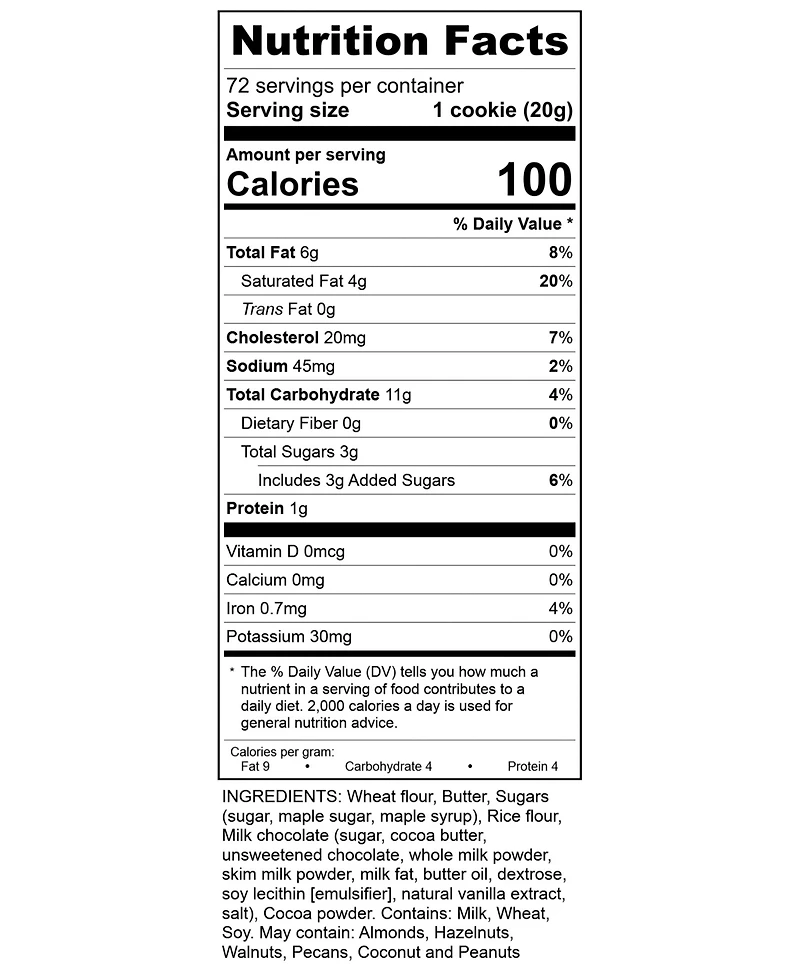 Mary Macleod's Variety Signature Cookie Tin Shortbread Cookies Gift, 72 Cookies Total