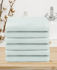 Linum Home Ediree Turkish Cotton 6 Piece Fingertip Towels Set