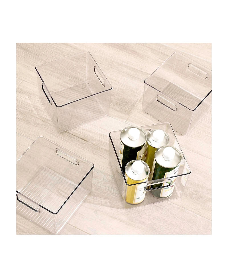 iDesign Pantry Storage Bin with Handles - Set of 4 - Made in Usa