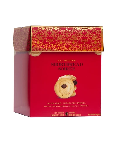 Mary Macleod's Shortbread Large Gift Box of Assorted Shortbread, 24 Count