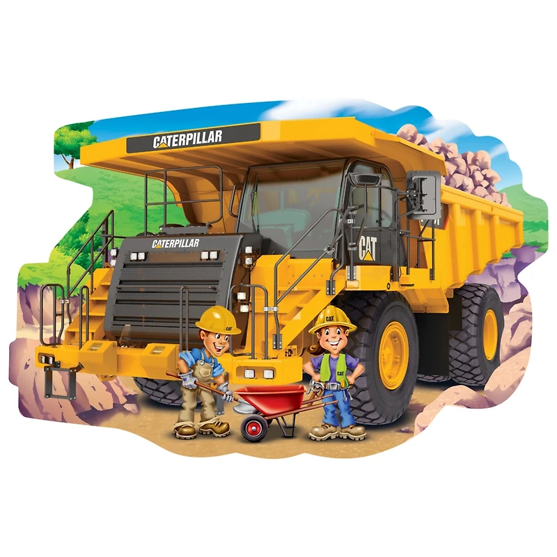 MasterPieces Cat - Dump Truck 36 Piece Floor Jigsaw Puzzle for Kids