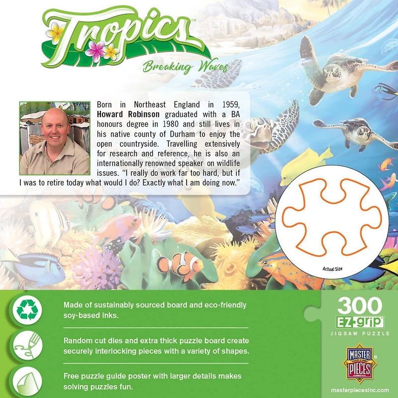 MasterPieces Tropics - Breaking Waves 300 Piece Ez Grip Jigsaw Puzzle
