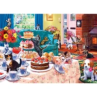 MasterPieces Home Sweet Home Tea Time Terrors 500 Piece Jigsaw Puzzle