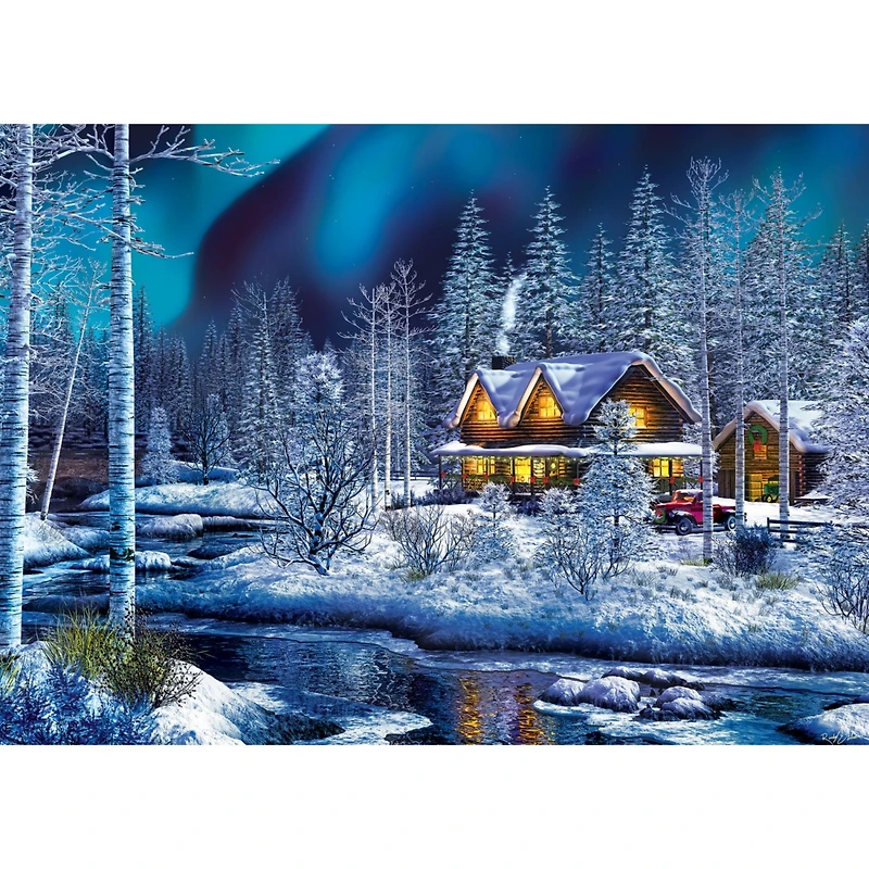 MasterPieces Sparkle & Shine - Northern Lights 500 Piece Glitter Puzzle