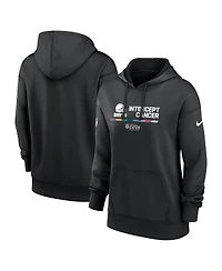 Women's Nike Black Cleveland Browns 2022 Nfl Crucial Catch Therma Performance Pullover Hoodie
