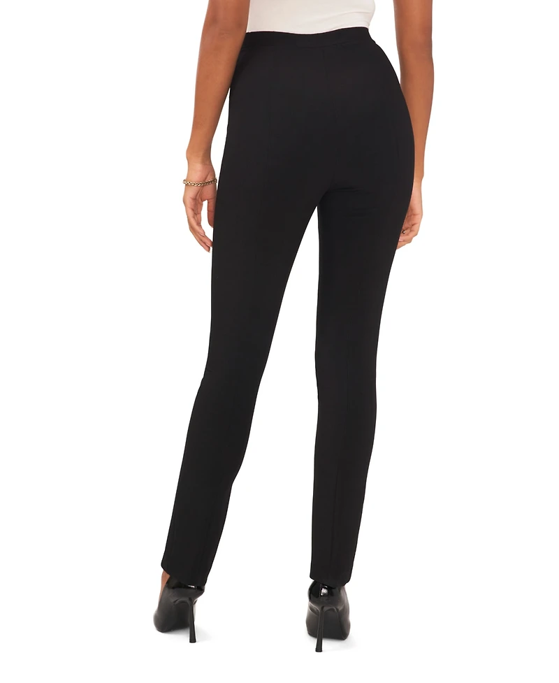 1.state Women's Straight Leg Front Slit Ankle Pant