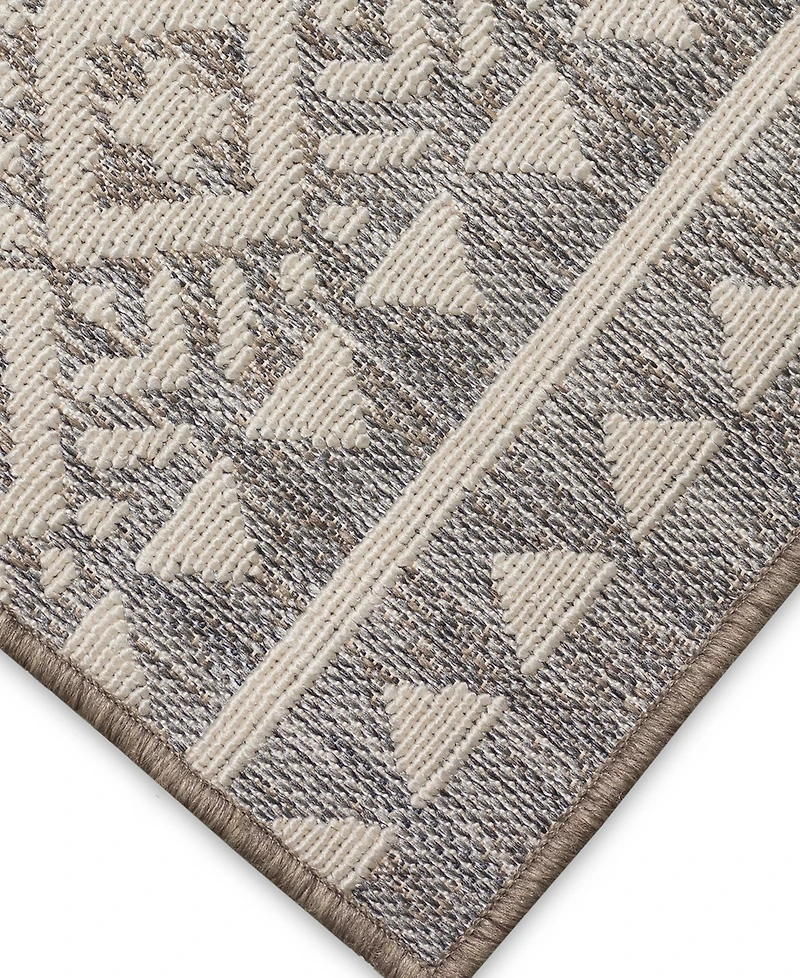 Liora Manne' Cove Peruvian Stripe 3'3" x 4'11" Outdoor Area Rug