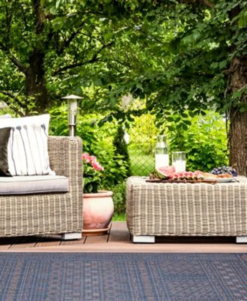 Liora Manne Avena Panel Stripe Area Rug