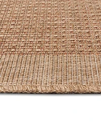 Liora Manne' Sahara Texture Border 7'10" x 9'10" Outdoor Area Rug