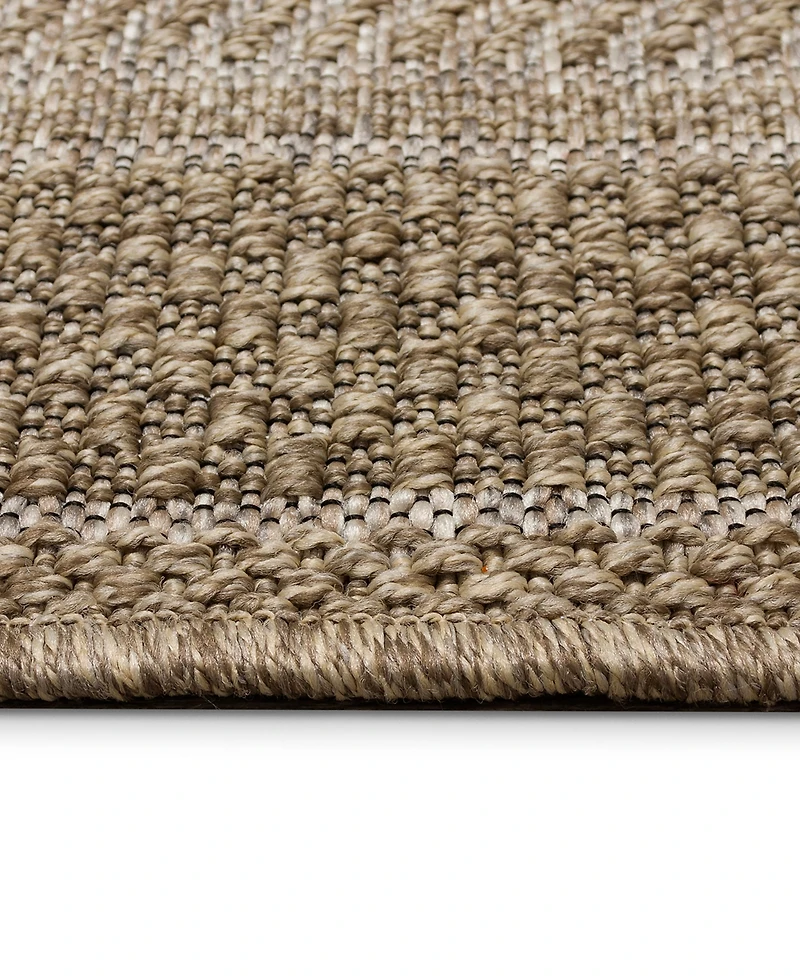Liora Manne' Orly Border 6'6" x 9'3" Outdoor Area Rug