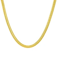 And Now This Snake Chain Necklace 18K Gold Plated or Silver Brass