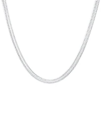 And Now This Snake Chain Necklace in 18K Gold Plated or Silver Plated Brass
