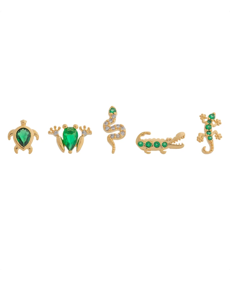 Girls Crew Women's Emerald Rainforest Stud Set