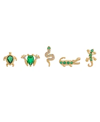 Girls Crew Women's Emerald Rainforest Stud Set