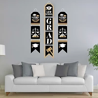 Law School Grad - Hanging Vertical Paper Door Banners Wall Kit Indoor Door Decor