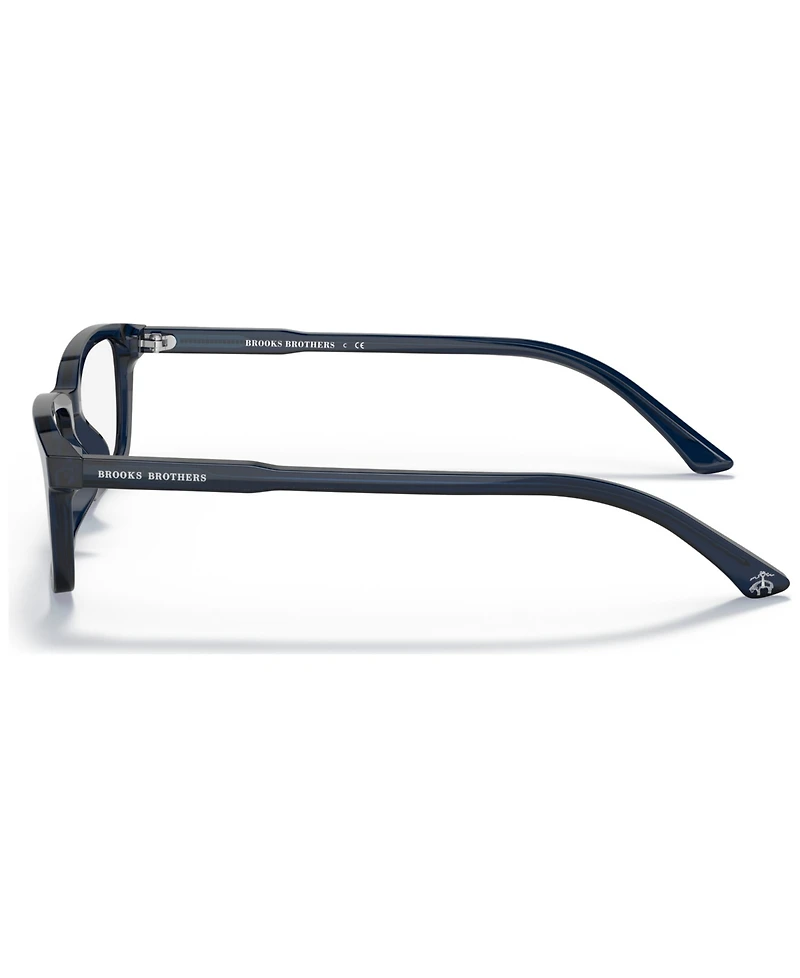 Brooks Brothers Men's Rectangle Eyeglasses, BB204953-o