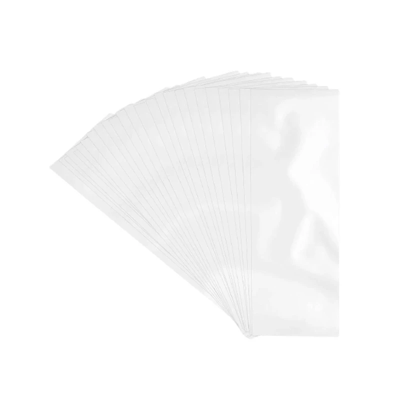 Zulay Kitchen 3 x Inches Clear Cellophane Candy Bags With Ties