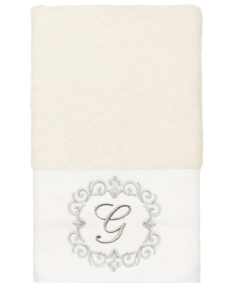 Linum Home Turkish Cotton Monica Embellished Towel 3 Piece Set