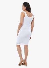 Women's Maternity Ruched Tank Dress