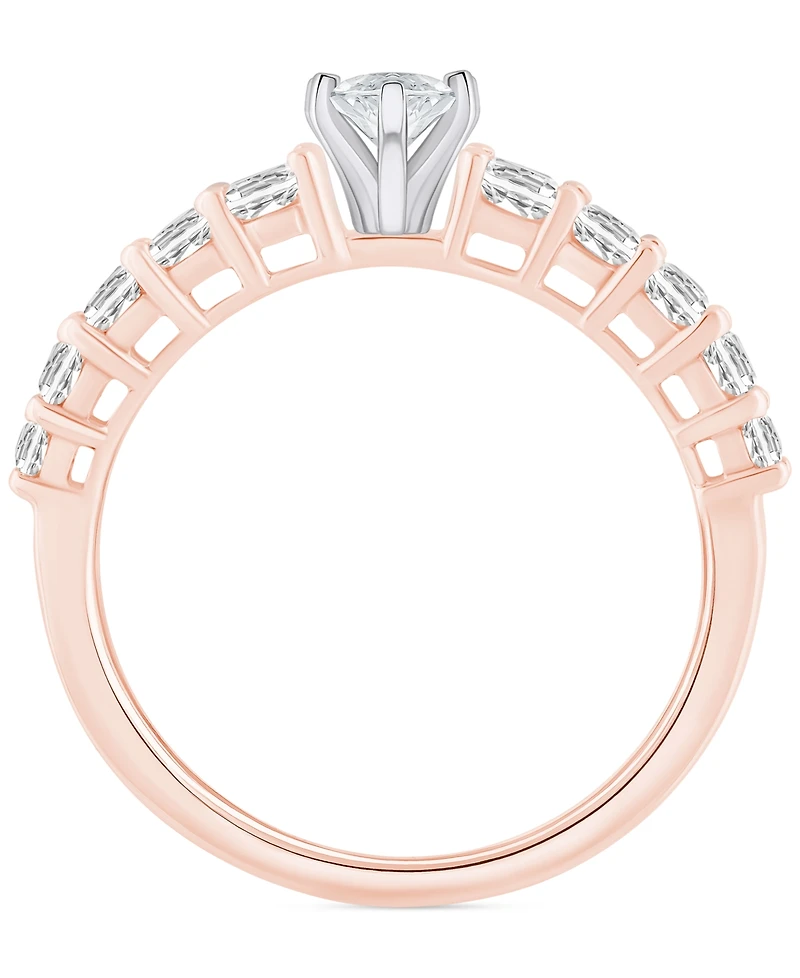 Diamond Marquise Engagement Ring (1 ct. t.w.) 14k Gold