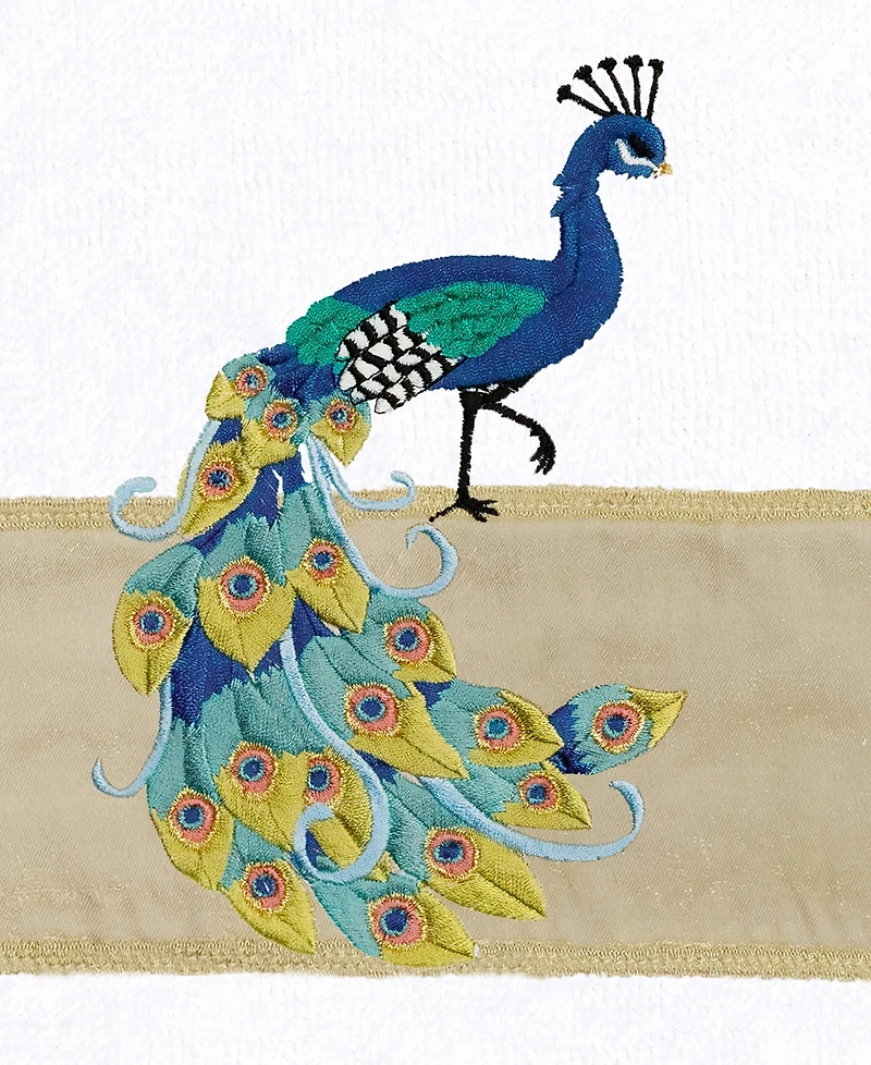 Linum Home Turkish Cotton Penelope Embellished 2-Pc. Hand Towel Set