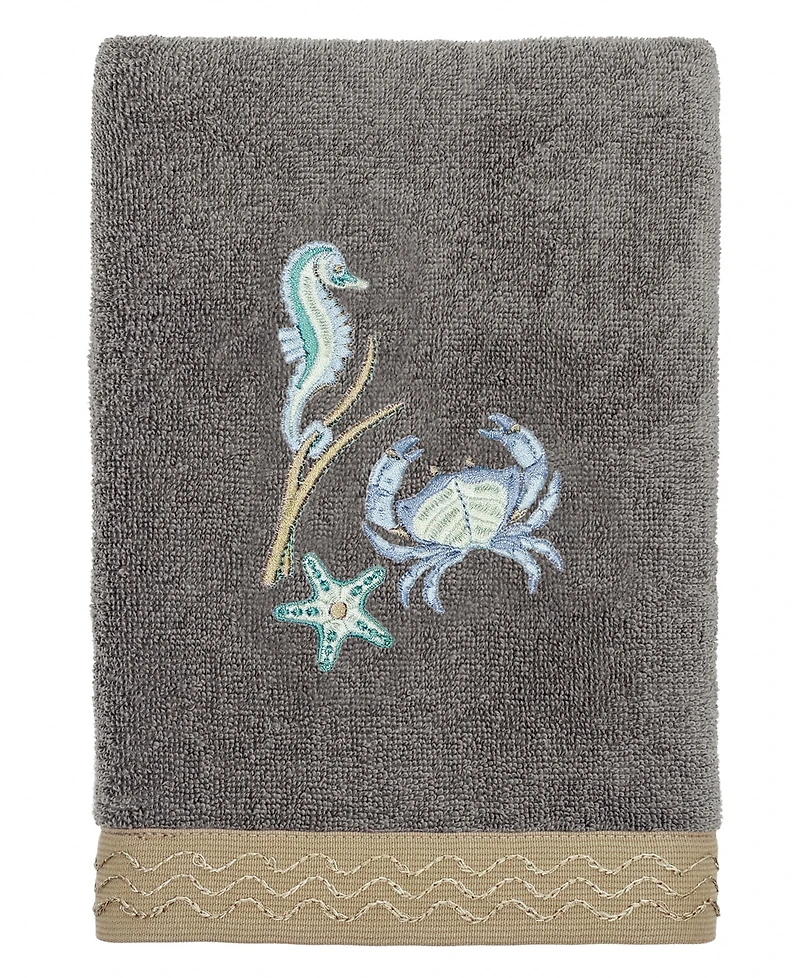 Linum Home Turkish Cotton Aaron Embellished -Pc. Bath Towel Set